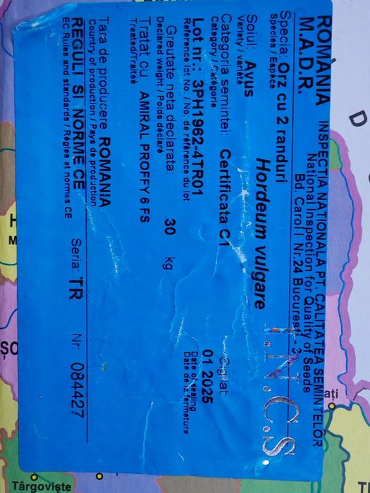 Vând orzoaica de primăvară - C2