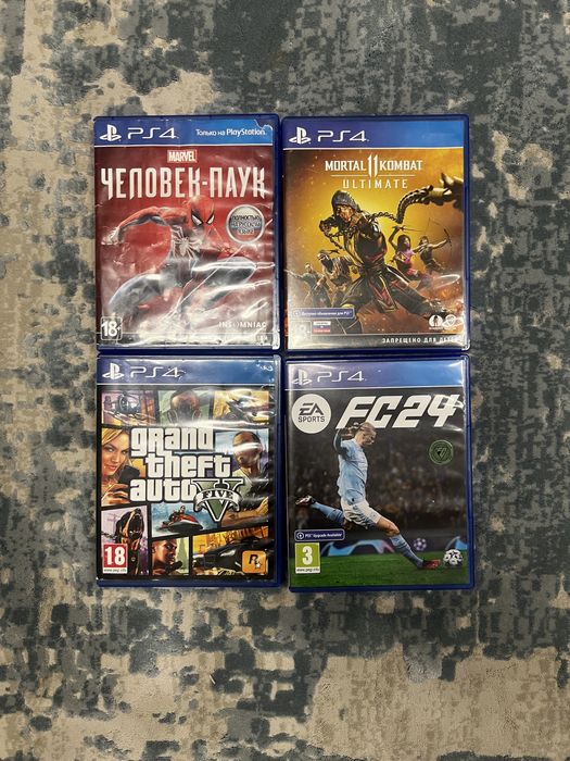 Ps4 pro с играми внутри и дисками