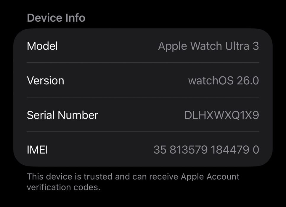 Ceas Apple Watch Ultra 3