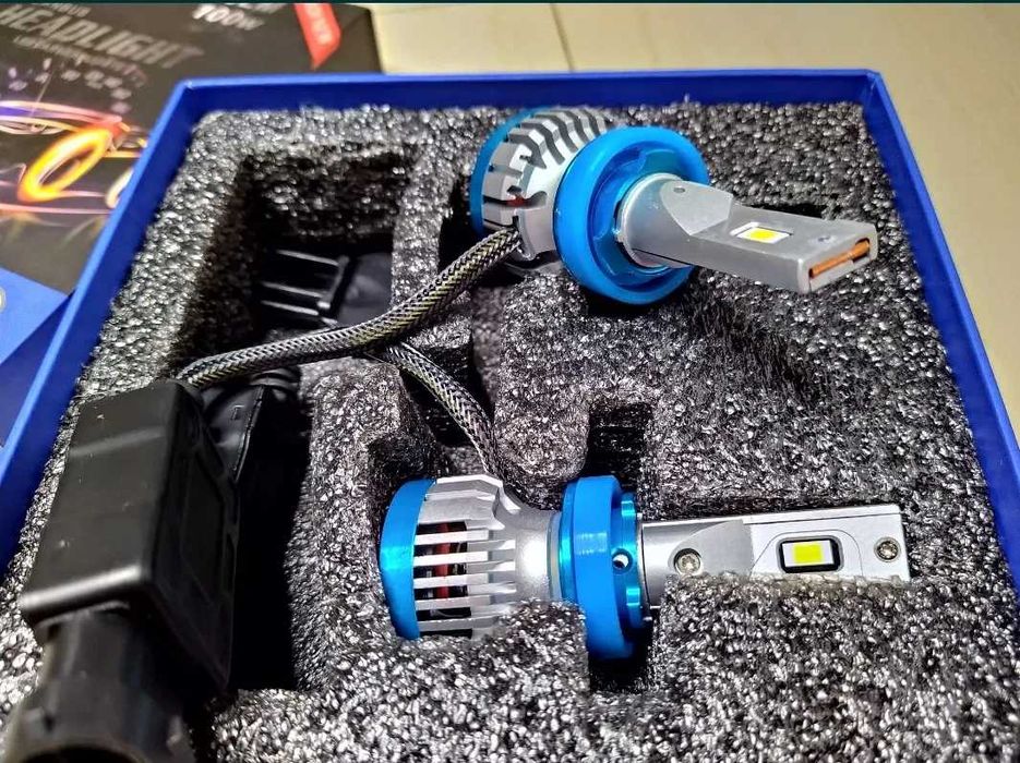 Set Becuri LED H11 Canbus 100W/15000LM 6000K-6500k /9-24V CSP