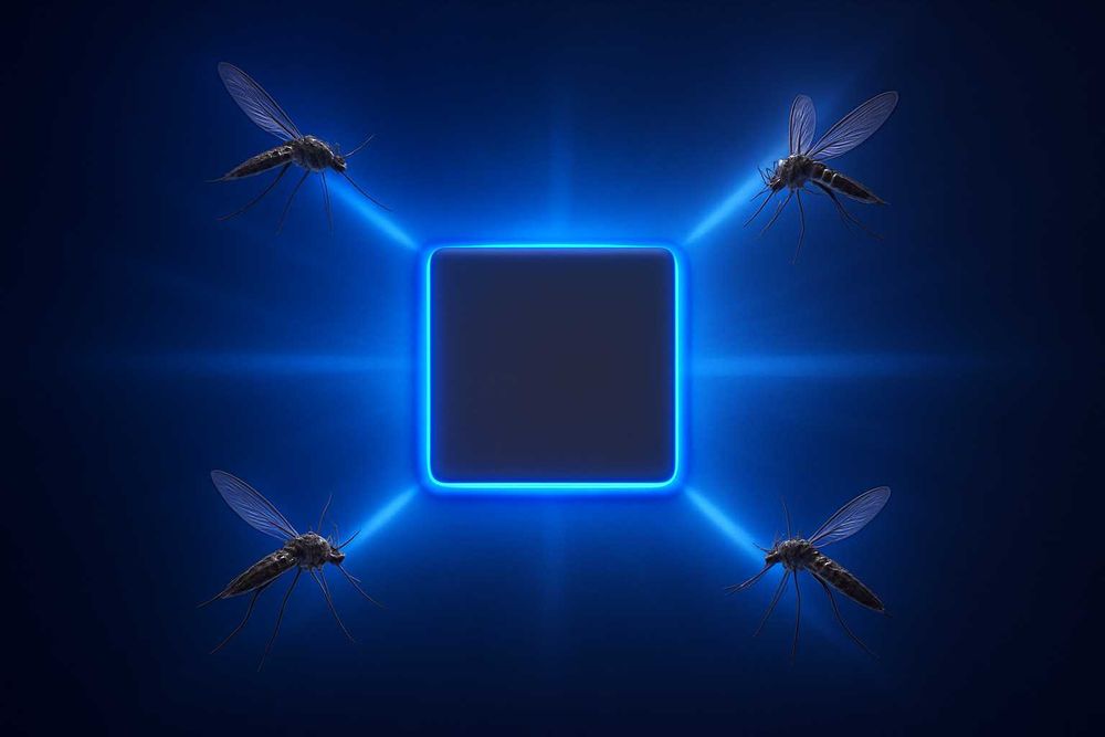 Вентилатор за баня "КомароТрепач" светещ син LED ф100 влагоуст ММоторс