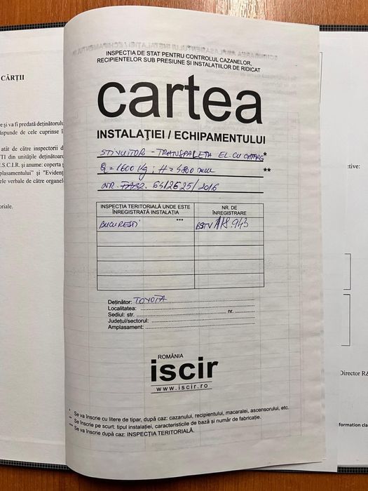 Liza electrica cu catarg Toyota/ schimb cu autoturism