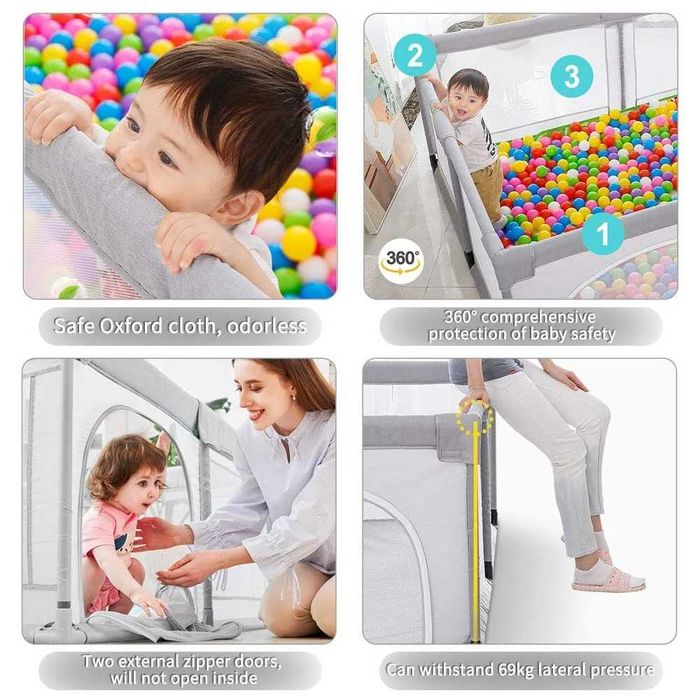 3904 Голяма Сива Кошара за игра 120х160см.