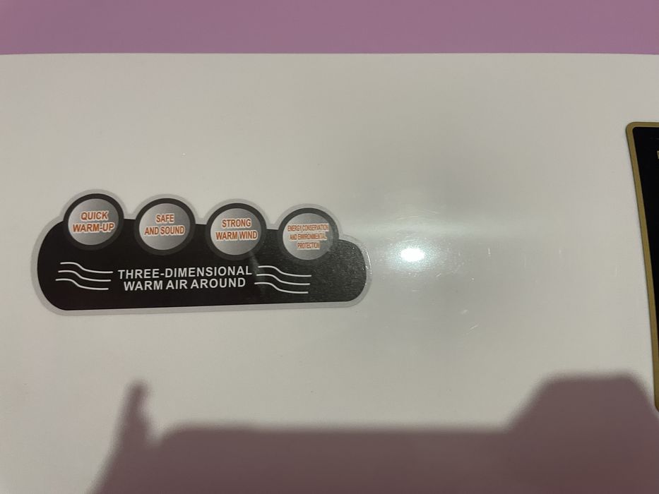 Radiator cu aer cald de perete