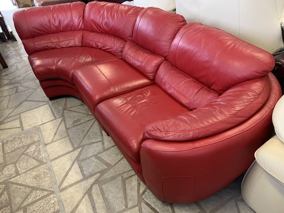 Ъглова холна гарнитура ест кожа