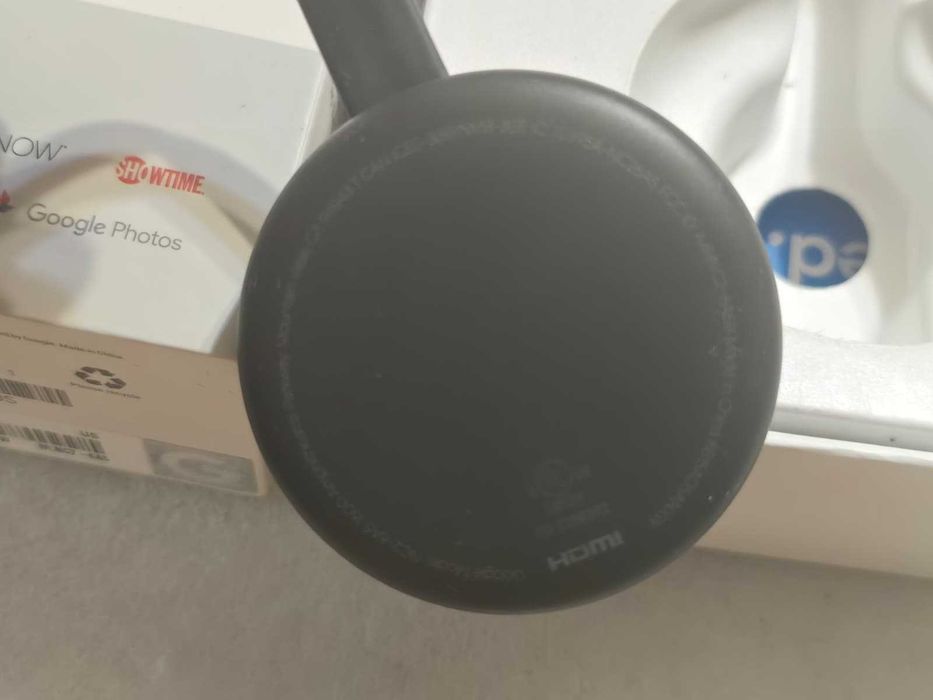 Media Player Chromecast Google 3rd Gen. Model NC2-6A5-1600 HDMI
