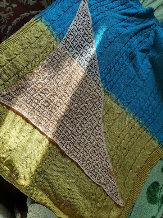 Косынка ручная работа