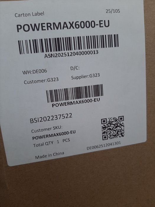 OSCAL PowerMax 6000 – Нова преносима зарядна станция / Генератор LiFePO₄ – 6000W в гаранция