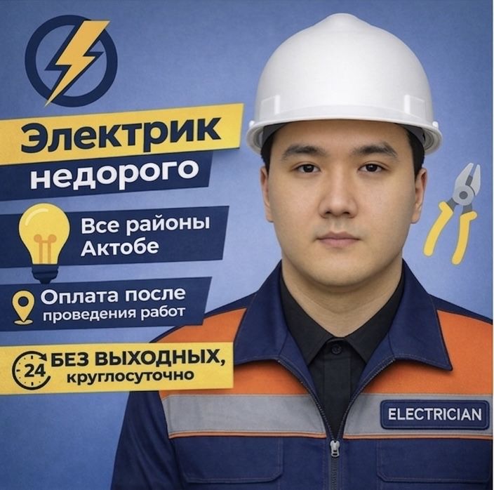 Электрик услуги Актобе / 24/7