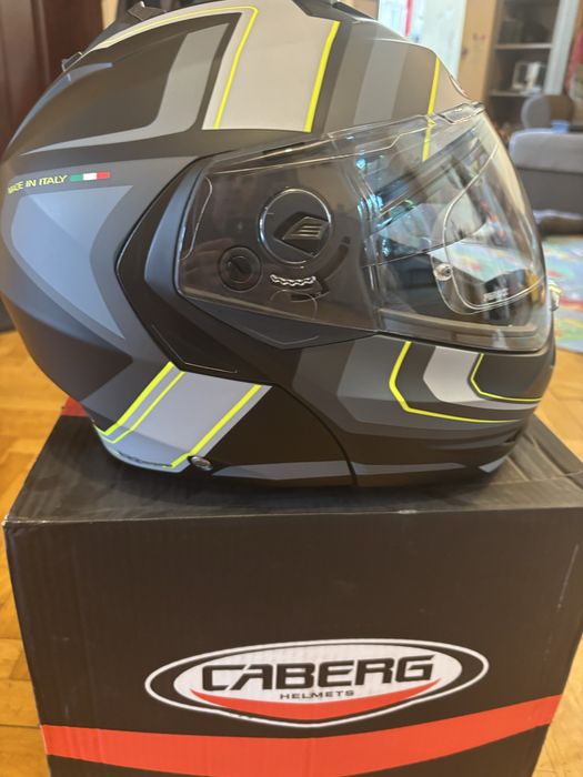 Casca Caberg DUKE X TOUR MATT + Sena 3s Pro