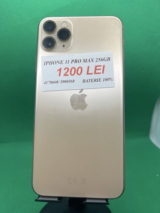 Iphone 11 pro max 256gb 100% bat•Amanet Lazar Crangasi•41786