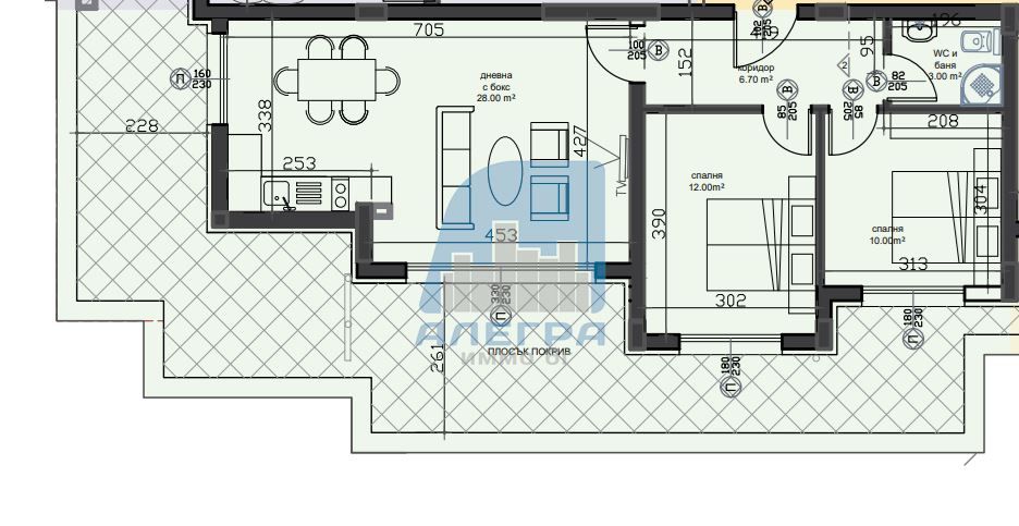 Продава се Тристаен апартамент в Пловдив, Остромила - 81 кв.м за 1631 €/кв.м - Снимка #2