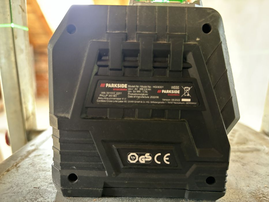 Лазерен нивелир Парксайд 360 В3