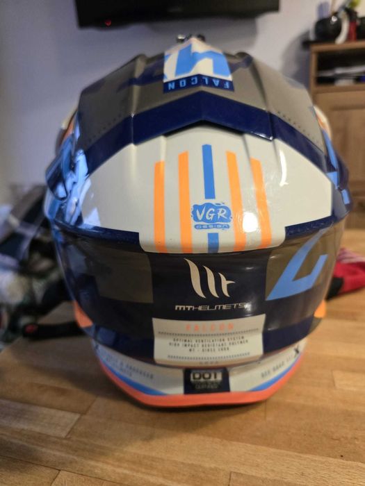Cască moto MT Helmets Falcon, mărimea S (55–56), enduro