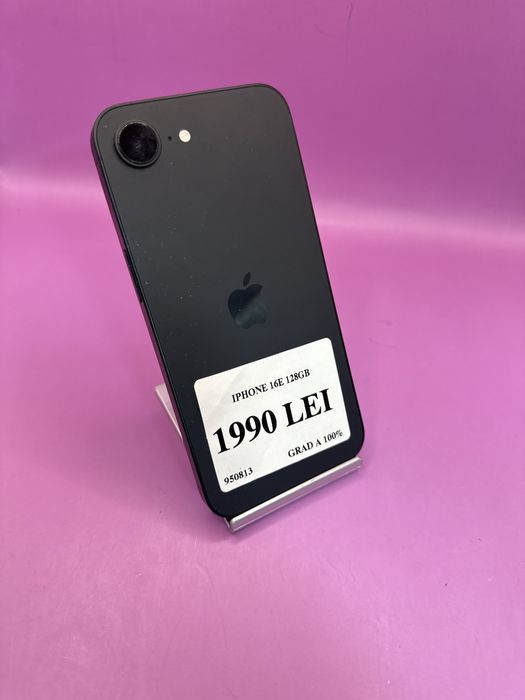 IPHONE 16E 128GB 100% •Matei Amanet Crangasi •950813