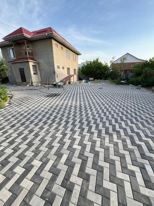 Укладка брусчатки