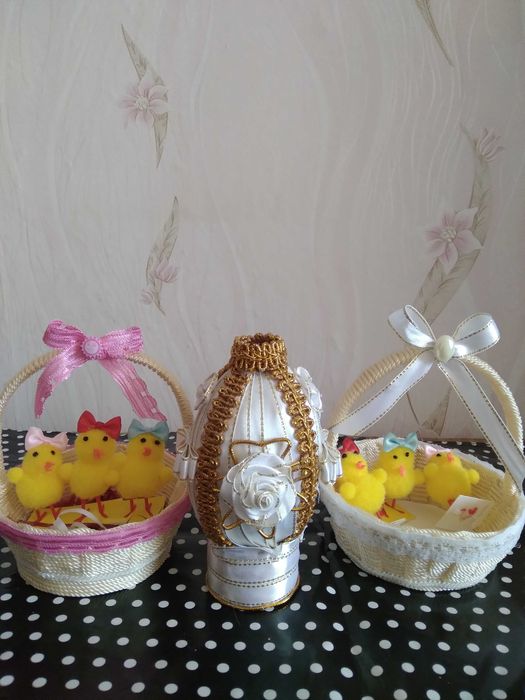Пасхальные подаоочные корзинки .