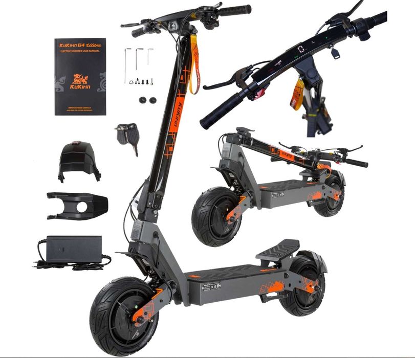 G4 Ultra Kukirin‼️SIGILATA Noua‼️70+ Km/h, Doua Motoare 2000W (2x1000W) . Roti 11 inch, Bluetooth, Boxe incluse
