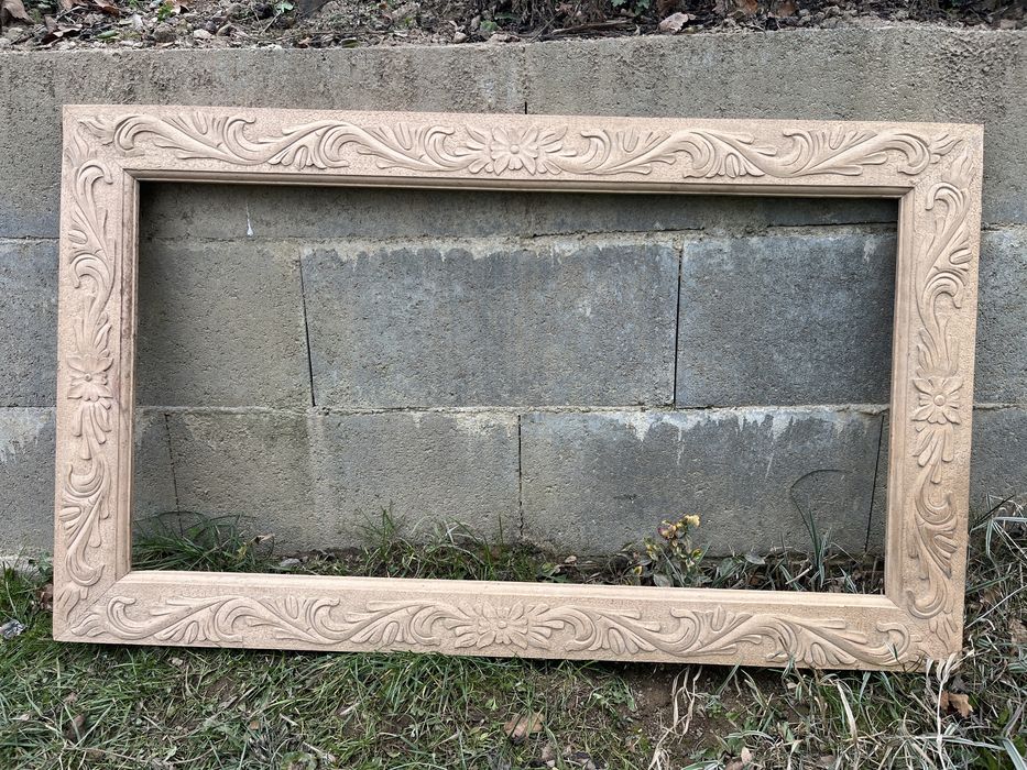 Vand rama tablou din lemn masiv, fag