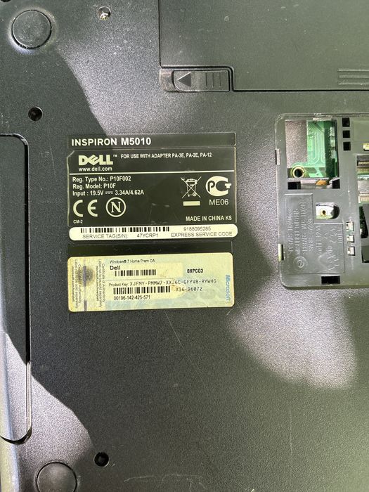 Dezmembrez Dell Inspiron M5010 P10F, video dedicat, piese originale
