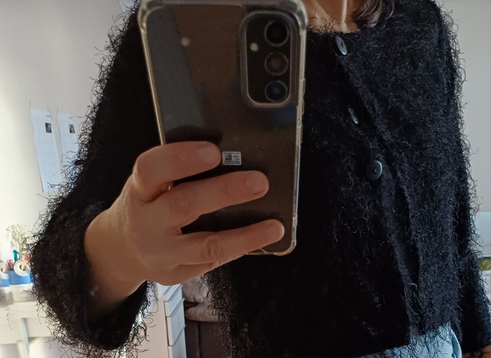 Bolero 3 sfert bleumarin și negru