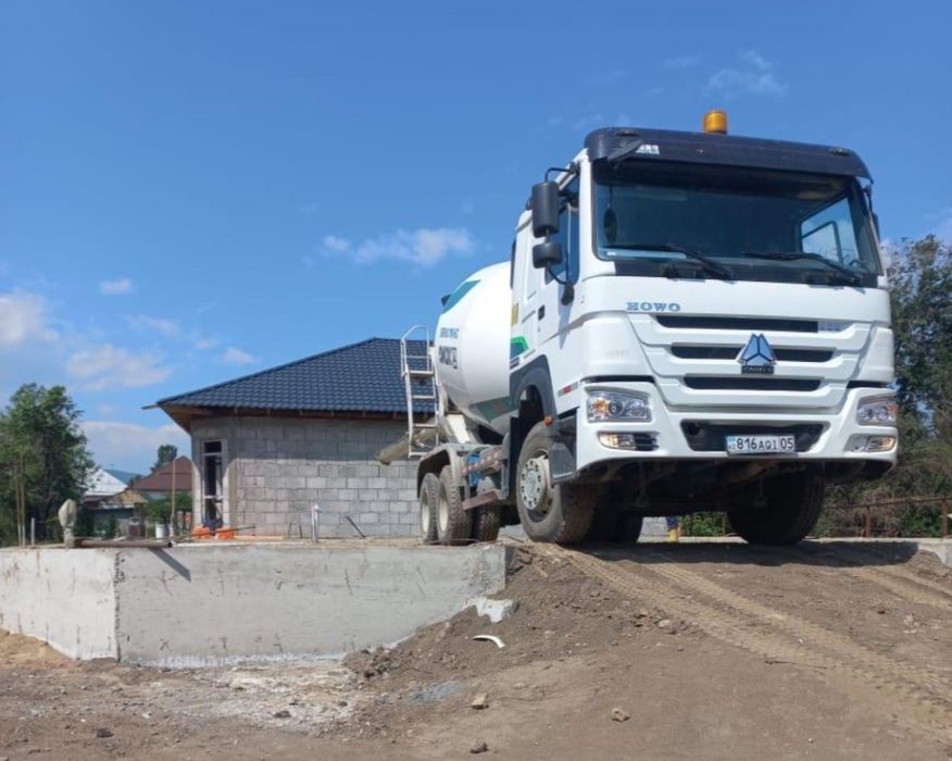 Заливка фундамент