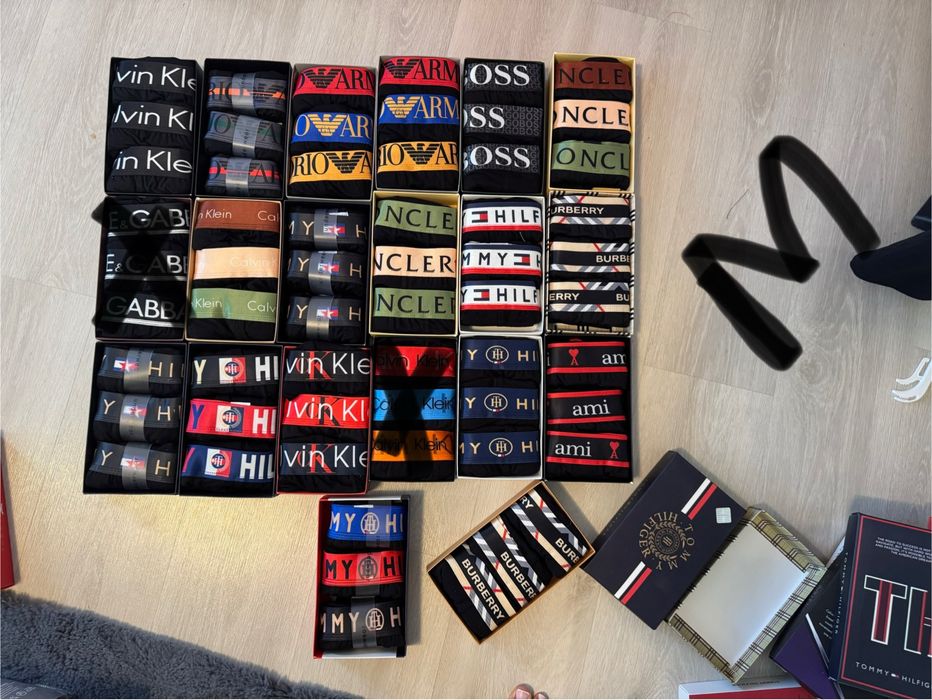 Set boxeri 3 perechi M L XL XXL 95% bumbac