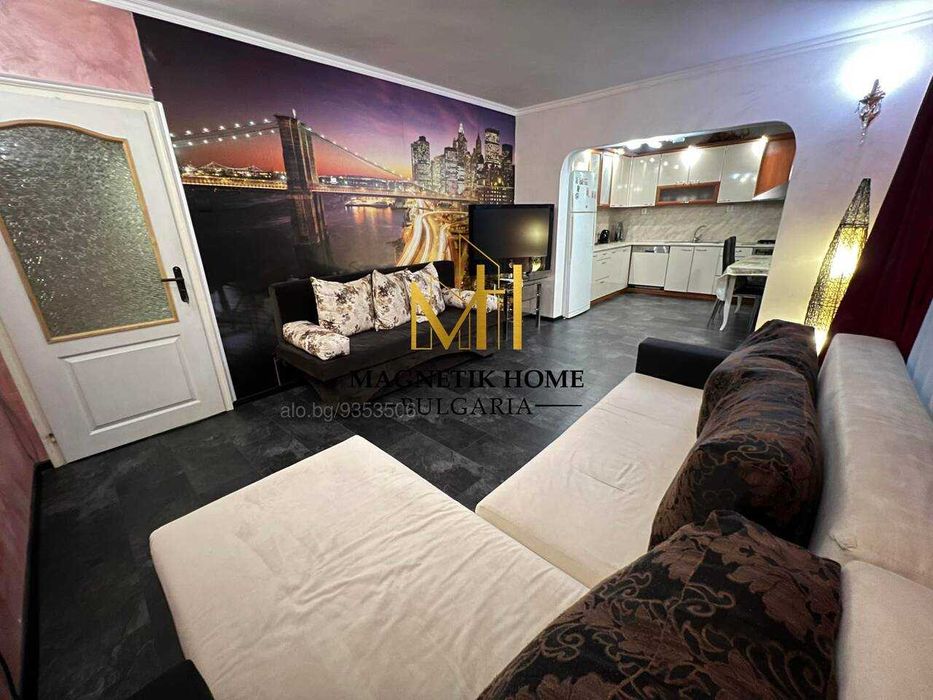 Магнетичен тристаен апартамент до ”Флората" морската градина