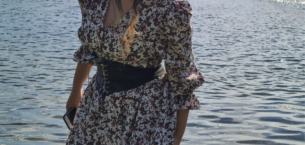 Цветочное платье