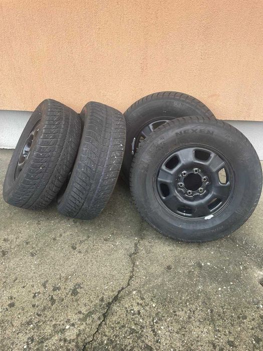 Jante otel+anvelope iarna 265/65/R17