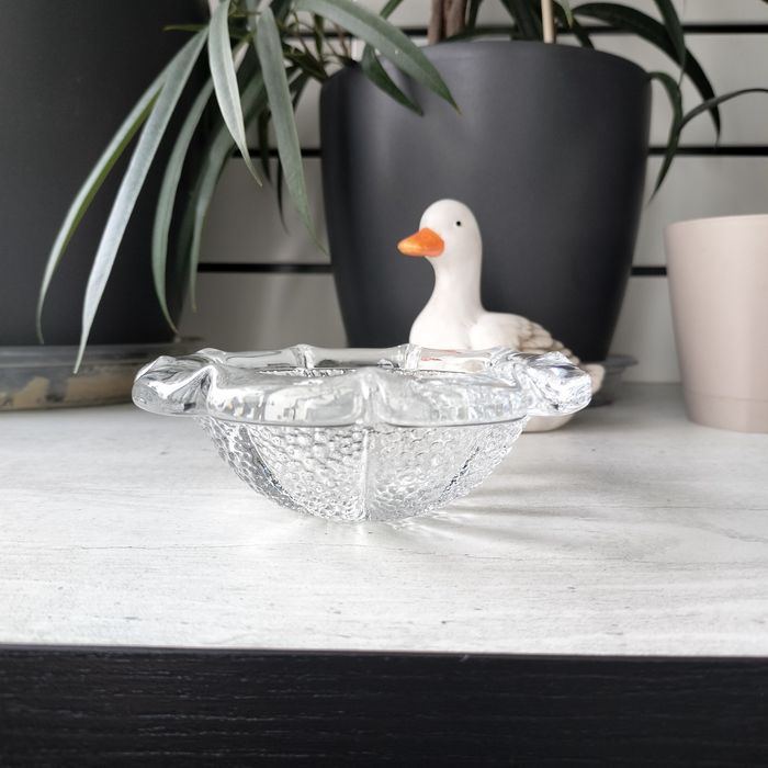 Пепельница гусь хрустальный