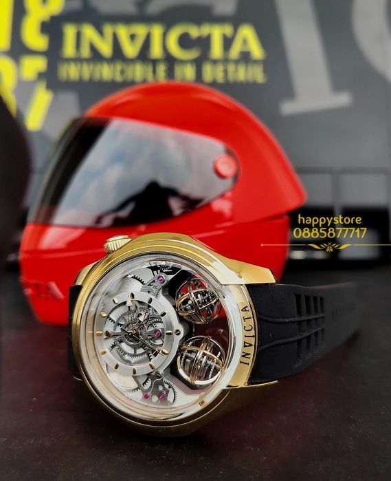 INVICTA Specialty Gold/Black 46 mm, Инвикта нов ръчен часовник