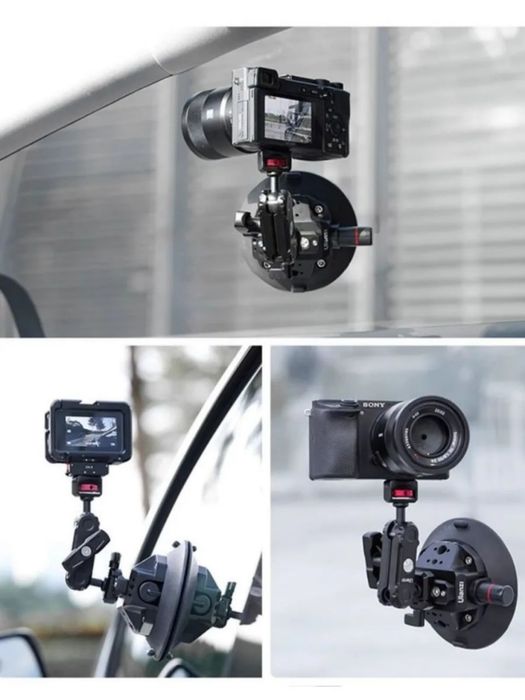 Ulanzi SC-02 – kuchli 4.5″ sugʻuruvchi (suction) kamera arm montaji