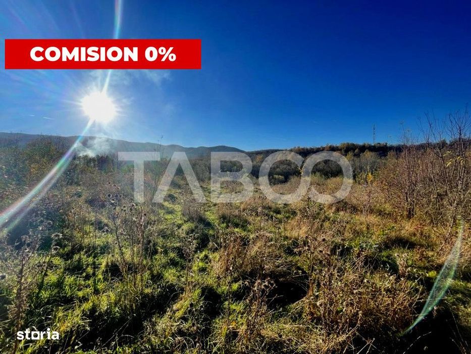 Investitie imobiliara Teren 14100 mp cu PUZ si PUD aprobat in Cisnadie