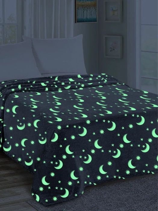 Светящиеся плед в темноте