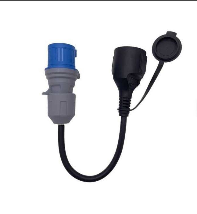 Кабел адаптер CEE към Schuko IP44 230V 16A за кемпер, каравана и къмпинг