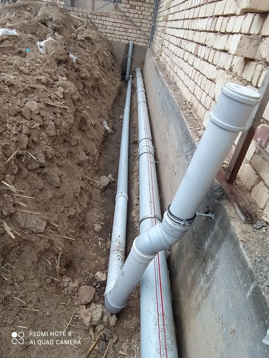 Ura tiranshe kanalzatsiya hizmatlari hamda Santehnika hizmatlari