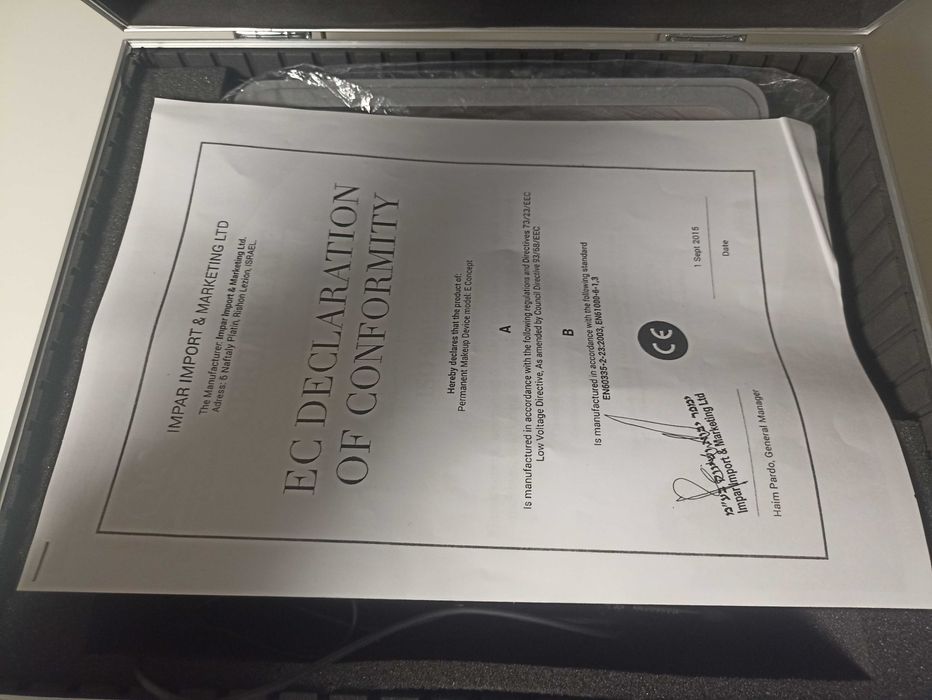 Aparat dermopigmentare