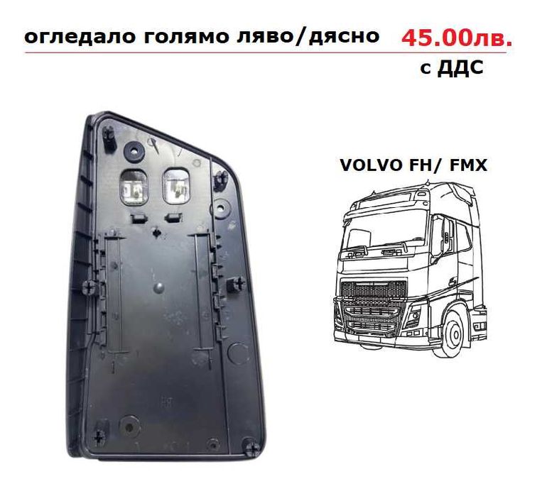 Огледала, стъкла и капаци VOLVO FH, FMX euro 6