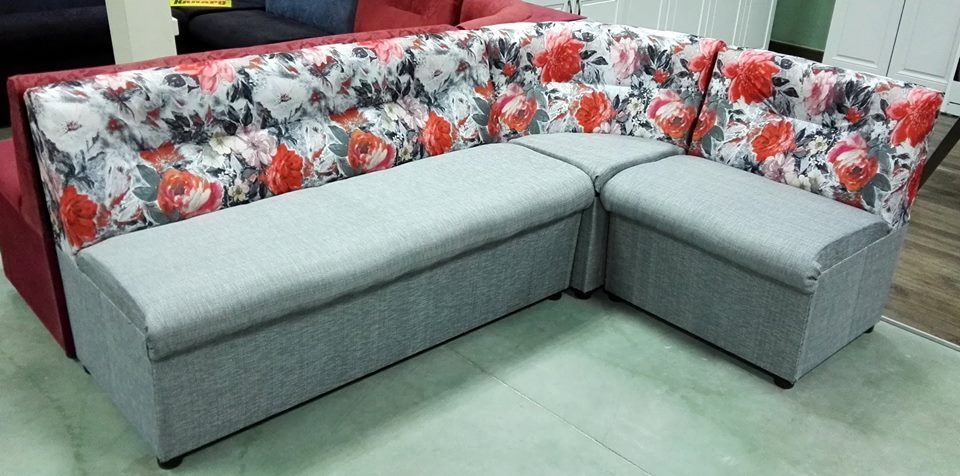 НОВИ кухненски ъгъл Торино с три ракли и избор на дамаска