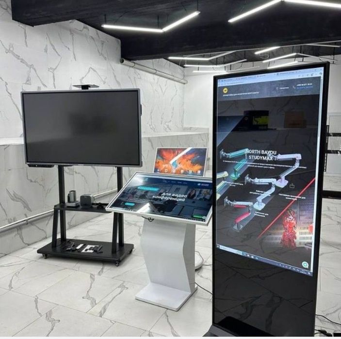 Интерактивный дисплей Android 4K 55–98″ для обучения