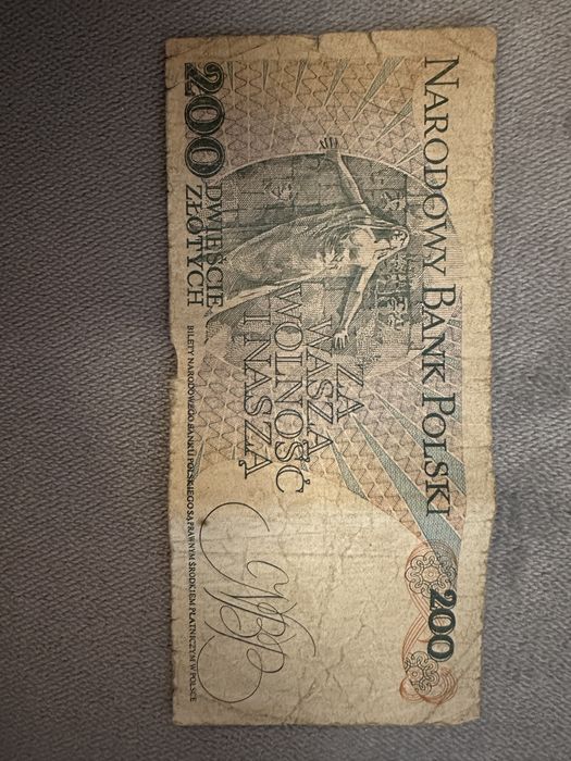 Vand bancnota poloneza 200 dwiescie zlotych