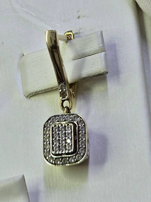 Золото 585  Серьги