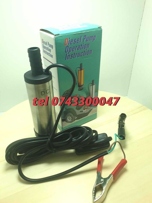 Pompa Auto Electrica Pentru Transfer Combustibil Cu Filtru 12v Gr