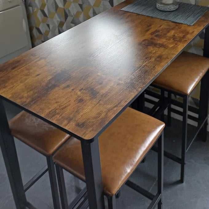 Обеденный стол на 4 человека, 1 стол, 4 стула