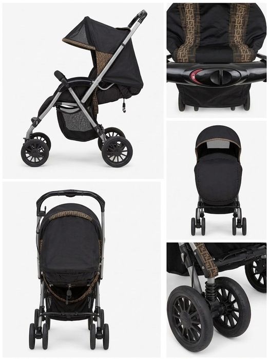 Детска количка FENDI кафяво / baby stroller FENDI brown