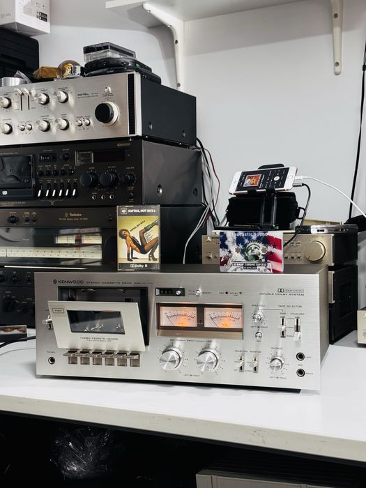 Deck de colecție KENWOOD KX-1030,3 Ferrite HEADS,sunet calitativ,Japan