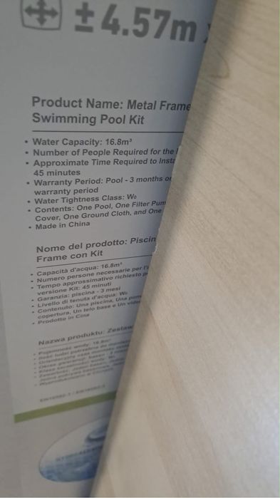 Piscina Intex Metal