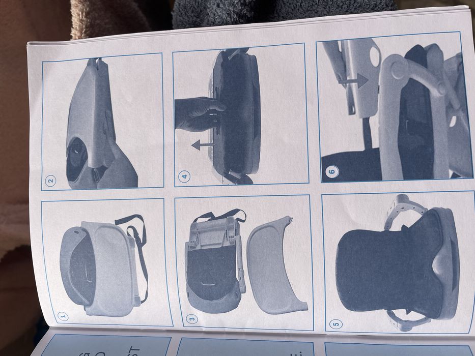 Бебешка маса за хранене и седалка