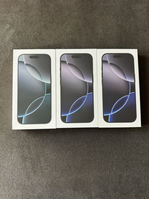 Iphone 16 pro max 256gb Black  Нов Гаранция